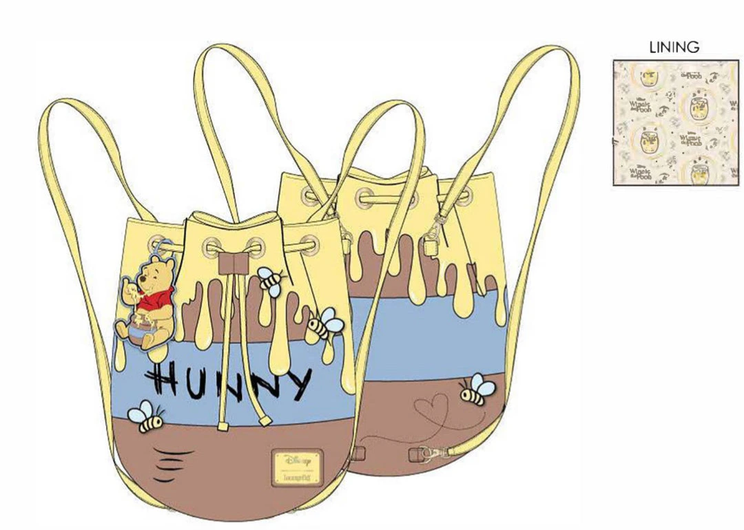 Quantum Collectibles Loungefly Disney Winnie The Pooh 95th Anniversary Honeypot Convertible Bucket Backpack Preorder 4 Quantum Collectibles Loungefly Disney Winnie The Pooh 95th Anniversary Honeypot Convertible Bucket Backpack Preorder