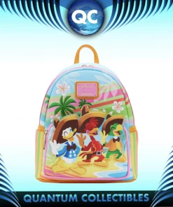 Quantum Collectibles Loungefly Exclusive Three Caballeros Beach Scene Mini Backpack Preorder