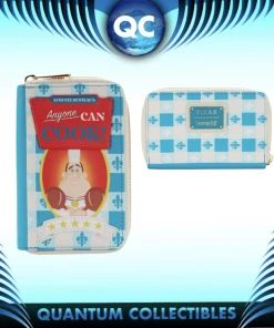 Quantum Collectibles Loungefly Ratatouille 15th Anniversary Gusteau's Cookbook Zip Around Wallet Preorder