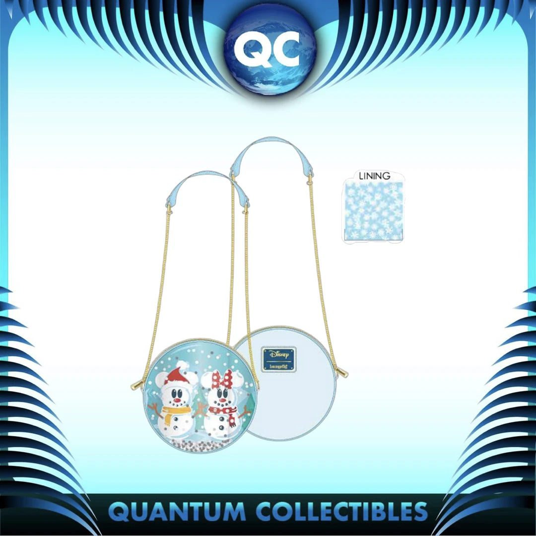 Quantum Collectibles Loungefly Disney Snowman Minnie Mickey Snow Globe Crossbody Preorder 3 Quantum Collectibles Loungefly Disney Snowman Minnie Mickey Snow Globe Crossbody Preorder