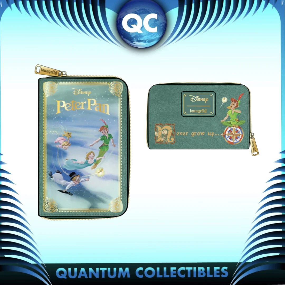 Quantum Collectibles Loungefly Peter Pan Book Zip Around Wallet Preorder 3 Quantum Collectibles Loungefly Peter Pan Book Zip Around Wallet Preorder