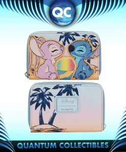 Quantum Collectibles Loungefly Lilo And Stitch Angel And Stitch Snow Cone Zip Around Wallet Preorder