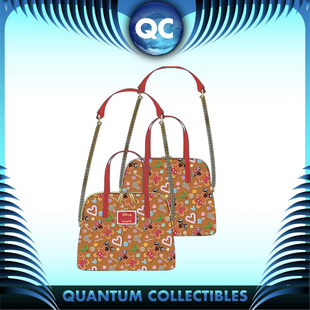 Quantum Collectibles Loungefly Disney Seasonal Ginger Bread AOP Crossbody Bag Preorder 3 Quantum Collectibles Loungefly Disney Seasonal Ginger Bread AOP Crossbody Bag Preorder