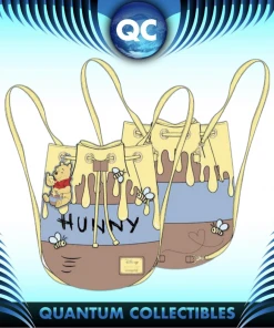 Quantum Collectibles Loungefly Disney Winnie The Pooh 95th Anniversary Honeypot Convertible Bucket Backpack Preorder