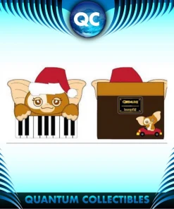 Quantum Collectibles Loungefly Gremlins Gizmo Holiday Keyboard Cosplay Zip Around Wallet Preorder