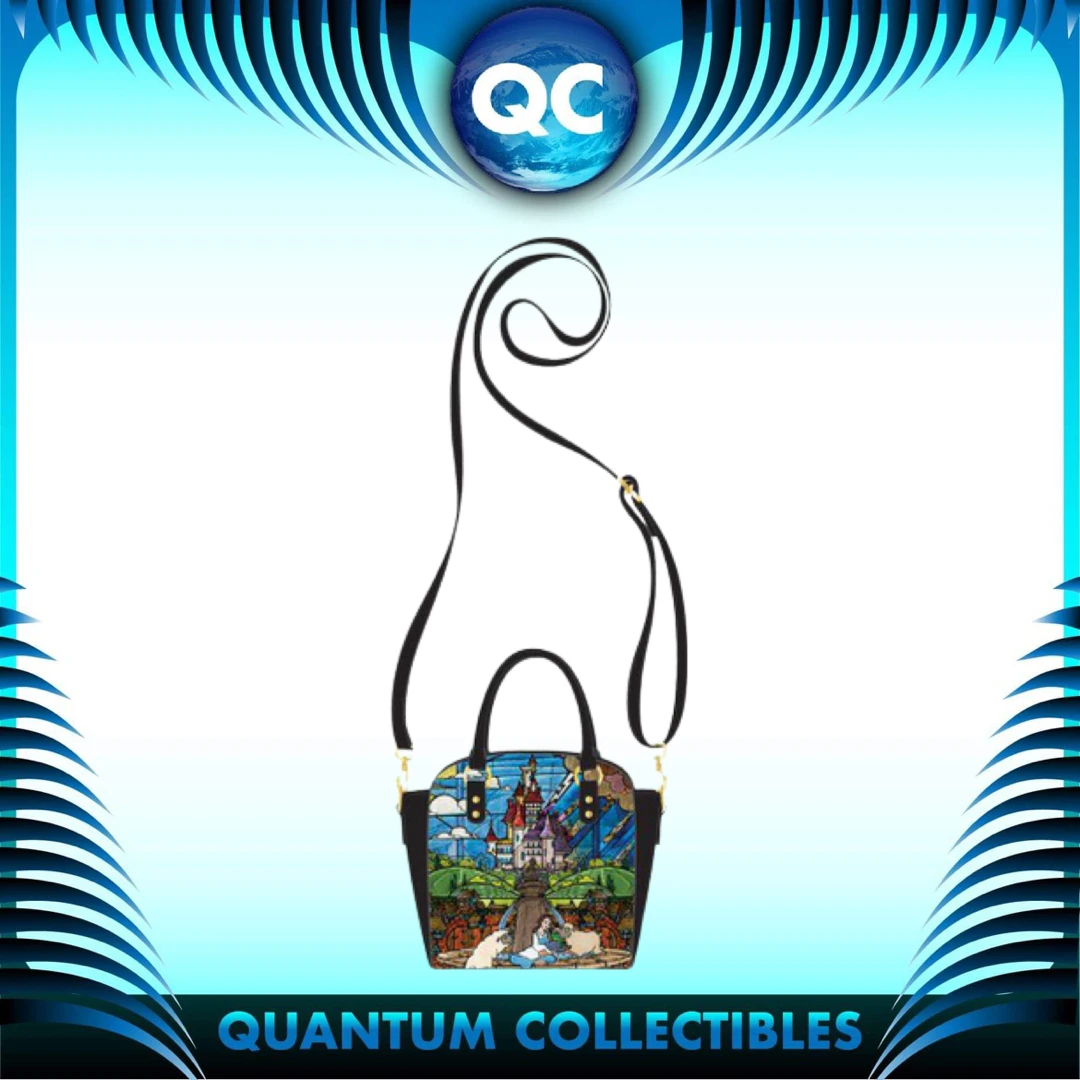 Quantum Collectibles LF DISNEY PRINCESS CASTLE SERIES BELLE CROSS BODY BAG Loungefly 3 Quantum Collectibles LF DISNEY PRINCESS CASTLE SERIES BELLE CROSS BODY BAG Loungefly