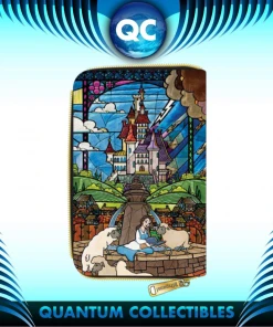Quantum Collectibles LF DISNEY PRINCESS CASTLE SERIES BELLE ZIP AROUND WALLET