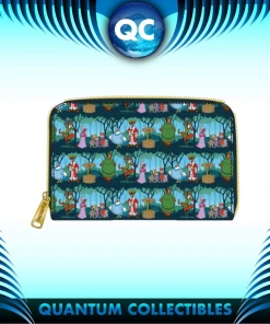 Quantum Collectibles LF DISNEY ROBIN HOOD SHERWOOD AOP ZIP AROUND WALLET