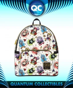 Quantum Collectibles Loungefly POP BY LF DISNEY VILLAINS TATTOO AOP MINI BACKPACK