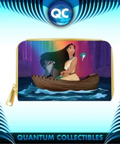 Quantum Collectibles Loungefly LF DISNEY POCAHONTAS JUST AROUND THE RIVER BEND ZIP AROUND WALLET