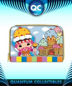 Quantum Collectibles Loungefly POP BY LF HASBRO CANDY LAND TAKE ME TO THE CANDY ZIP AROUND WALLET