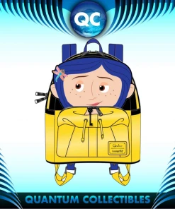 Quantum Collectibles LF CORALINE RAIN COAT COSPLAY MINI BACKPACK Loungefly