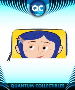 Quantum Collectibles LF CORALINE RAIN COAT COSPLAY ZIP AROUND WALLET Loungefly