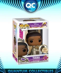 Quantum Collectibles Funko Pop! Disney Princess Gold Dress Tiana Funko Shop Exclusive Preorder Funko Pop! Vinyls