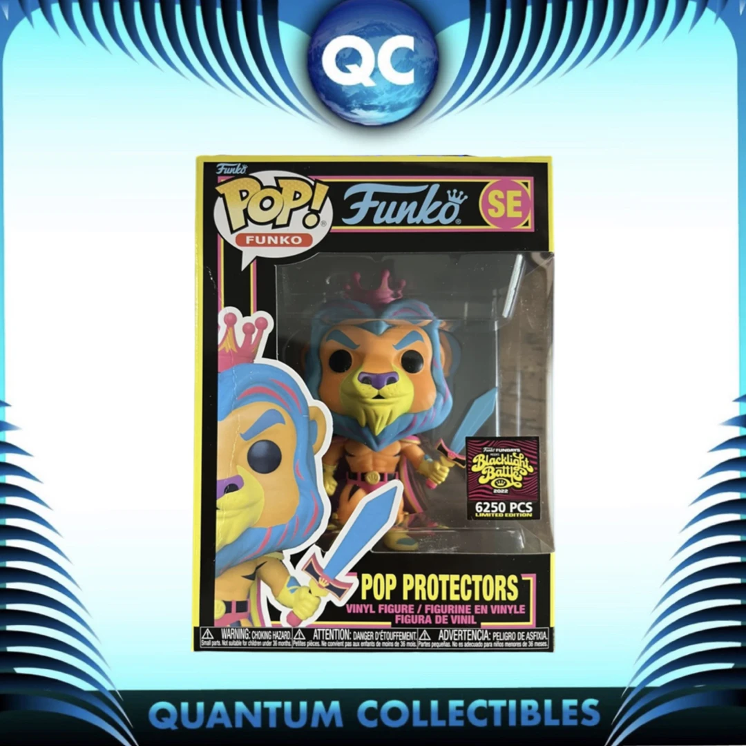 Quantum Collectibles Funko Pop! Vinyls Funko Pop! SDCC 2022 Box Of Fun Blacklight Battle Pop Protector Preorder 3 Quantum Collectibles Funko Pop! Vinyls Funko Pop! SDCC 2022 Box Of Fun Blacklight Battle Pop Protector Preorder