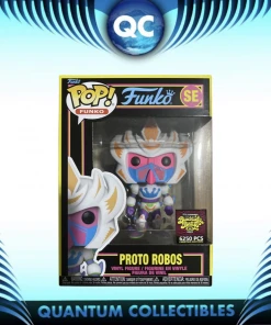 Quantum Collectibles Funko Pop! SDCC 2022 Box Of Fun Blacklight Battle Proto Robot Preorder Funko Pop! Vinyls