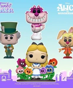 Quantum Collectibles Funko Pop! Disney: Alice In Wonderland Bundle Of 4 Funko Fair Pre-Order