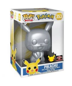 Quantum Collectibles Funko Pop! Vinyls Funko Pop! Pokemon: 10 Inch Silver Pikachu Target Con Exclusive Pre-Order