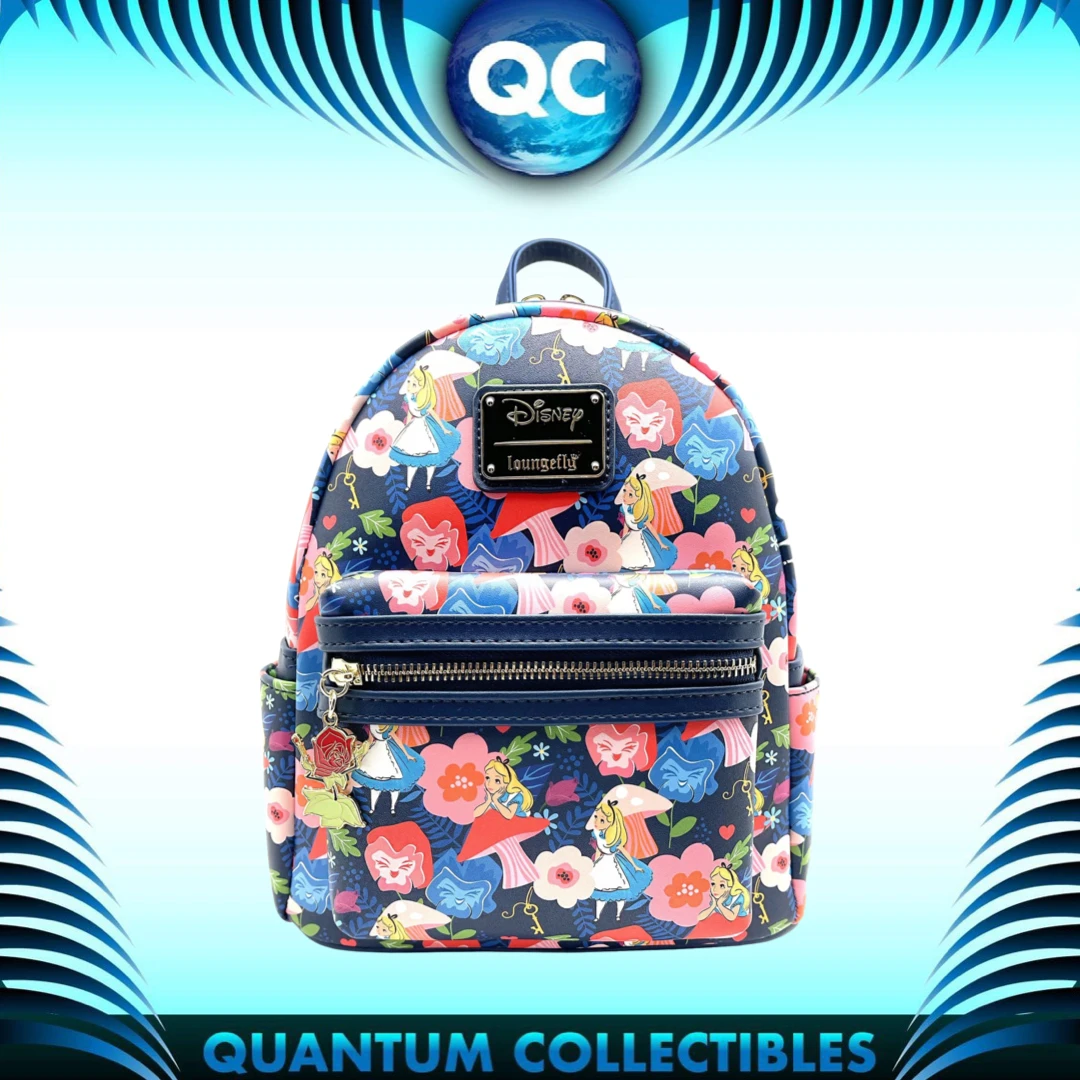 Quantum Collectibles Loungefly Alice In Wonderland Flowers AOP Mini Backpack Preorder 3 Quantum Collectibles Loungefly Alice In Wonderland Flowers AOP Mini Backpack Preorder