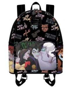 Quantum Collectibles LOUNGEFLY DISNEY VILLAINS CLUB AOP MINI BACKPACK PREORDER