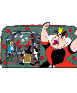 Quantum Collectibles LOUNGEFLY DISNEY VILLAINS SCENES QUEEN OF HEARTS WALLET PREORDER