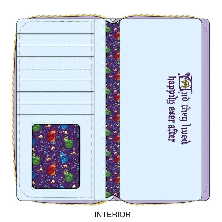 Quantum Collectibles LOUNGEFLY DISNEY SLEEPING BEAUTY CASTLE SERIES WALLET PREORDER 5 Quantum Collectibles LOUNGEFLY DISNEY SLEEPING BEAUTY CASTLE SERIES WALLET PREORDER