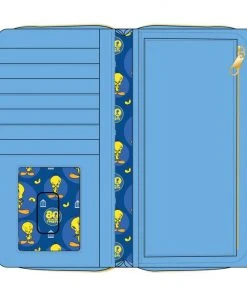 Quantum Collectibles LOUNGEFLY LOONEY TUNES TWEETY AND SYLVESTER AOP WALLET