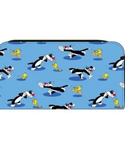 Quantum Collectibles LOUNGEFLY LOONEY TUNES TWEETY AND SYLVESTER AOP WALLET