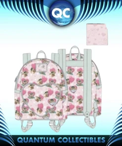 Quantum Collectibles LOUNGEFLY STAR WARS MANDALORIAN GROGU VALENTINES MINI BACKPACK PREORDER