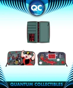 Quantum Collectibles LOUNGEFLY DISNEY VILLAINS SCENES QUEEN OF HEARTS WALLET PREORDER