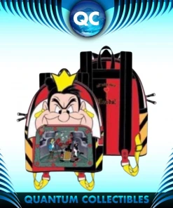 Quantum Collectibles LOUNGEFLY DISNEY VILLAINS SCENES QUEEN OF HEARTS MINI BACKPACK PREORDER