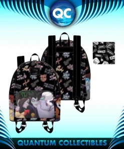 Quantum Collectibles LOUNGEFLY DISNEY VILLAINS CLUB AOP MINI BACKPACK PREORDER