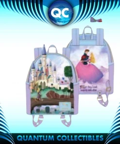 Quantum Collectibles LOUNGEFLY DISNEY SLEEPING BEAUTY CASTLE SERIES MINI BACKPACK PREORDER