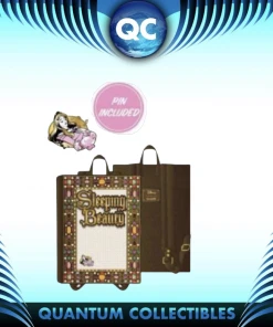 Quantum Collectibles LOUNGEFLY DISNEY SLEEPING BEAUTY COLLECTOR PIN MINI BACKPACK PREORDER