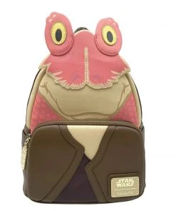 Quantum Collectibles LOUNGEFLY STAR WARS JAR JAR BINKS FIGURAL MINI BACKPACK PREORDER
