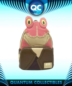 Quantum Collectibles LOUNGEFLY STAR WARS JAR JAR BINKS FIGURAL MINI BACKPACK PREORDER