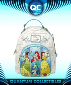 Quantum Collectibles LOUNGEFLY DISNEY PRINCESSES STAINED GLASS MINI BACKPACK PREORDER