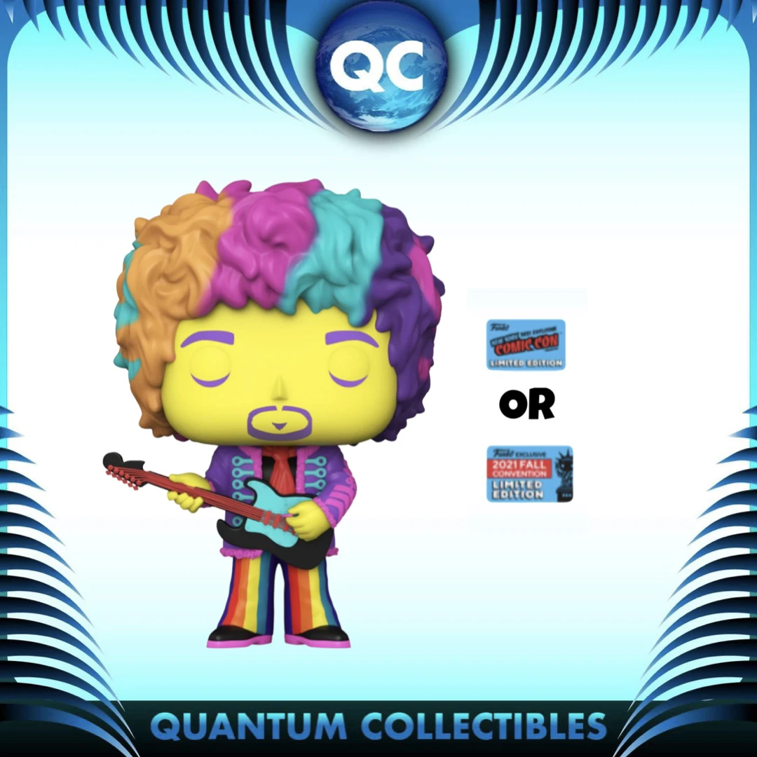 Quantum Collectibles Funko Pop! Vinyls Funko Pop! Jimi Hendrix Blacklight (US Import) Festival Of Fun Preorder 3 Quantum Collectibles Funko Pop! Vinyls Funko Pop! Jimi Hendrix Blacklight (US Import) Festival Of Fun Preorder