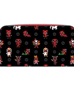 Quantum Collectibles Funko Pop! By Loungefly Deadpool 30th Anniversary AOP Wallet Preorder