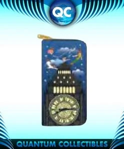 Quantum Collectibles Loungefly Peter Pan Clock Tower Wallet Preorder