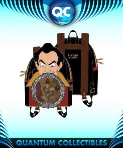 Quantum Collectibles Loungefly Disney Villains Gaston And Beast Scene Mini Backpack Preorder