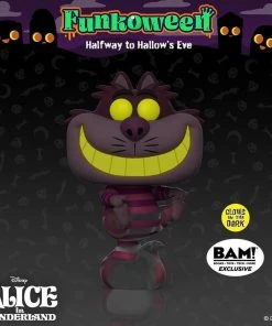 Quantum Collectibles Funko Pop! Vinyls Funko POP! Disney Cheshire Cat GITD BAM Exclusive Funkoween Preorder