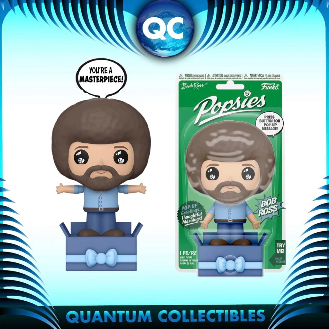 Quantum Collectibles Funko Popsies: Bob Ross Preorder 3 Quantum Collectibles Funko Popsies: Bob Ross Preorder