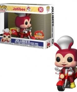 Quantum Collectibles Funko Pop! Ad Icons Jolibee On Delivery Bike USA Exclusive Stickered Pop Vinyls