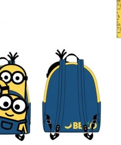 Quantum Collectibles Loungefly Minions - Triple Minion Bello Mini Backpack Pre-Order