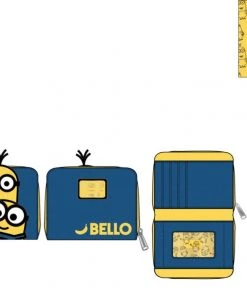 Quantum Collectibles Loungefly Minions - Triple Minion Bello Zip Purse Pre-Order