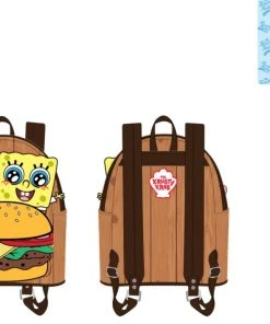 Quantum Collectibles Loungefly SpongeBob - Crabby Patty Group Mini Backpack Pre-Order