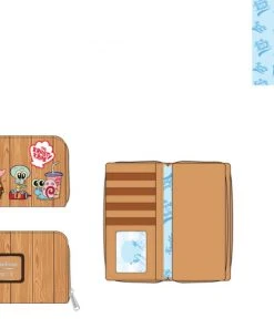 Quantum Collectibles Loungefly SpongeBob - Krusty Crab Gang Zip Purse Pre-Order