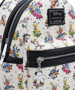 Quantum Collectibles Loungefly Mickey And Minnie Tattoo Mini Backpack Preorder