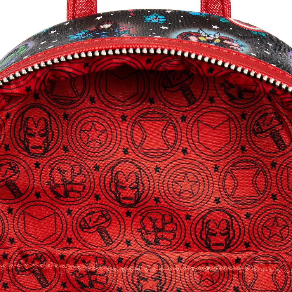 Quantum Collectibles Loungefly Avengers Floral Tattoo Mini Backpack Preorder 9 Quantum Collectibles Loungefly Avengers Floral Tattoo Mini Backpack Preorder